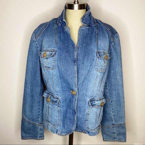 denim jacket size 18